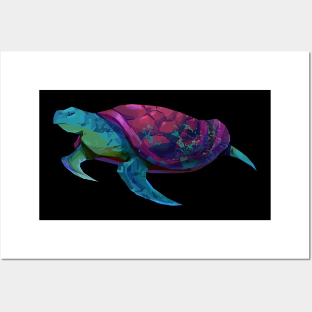 Sea Turtle Wall Art by banditotees